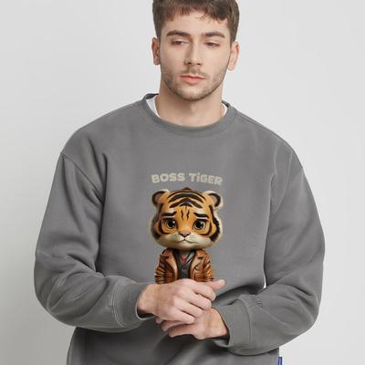 OHP Ohp X Aidaeve Boss Tiger Fleece-Lined Sweatshirt