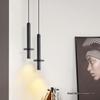 Black Hole Stone Mid-Century Minimalist Pendant Light for Bedroom, Dining Room, or Bar