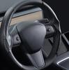 Million Durable and Wear-Resistant Carbon Fiber Steering Wheel Cover for Tesla Model 3