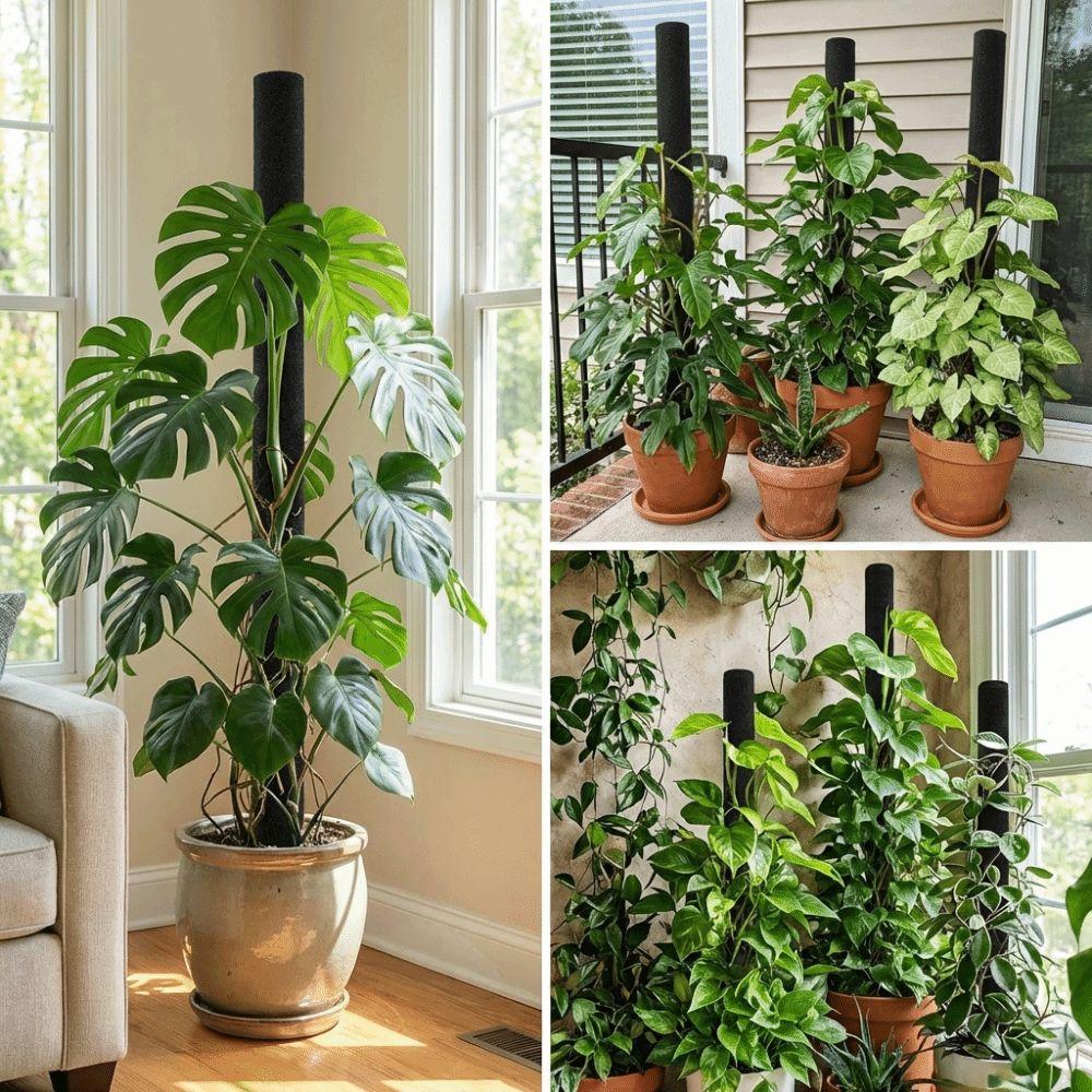 Ventilate Climbing Plant Stand Plastic Potted Plant Holder Plant Support Bracket Indoor Plant Use