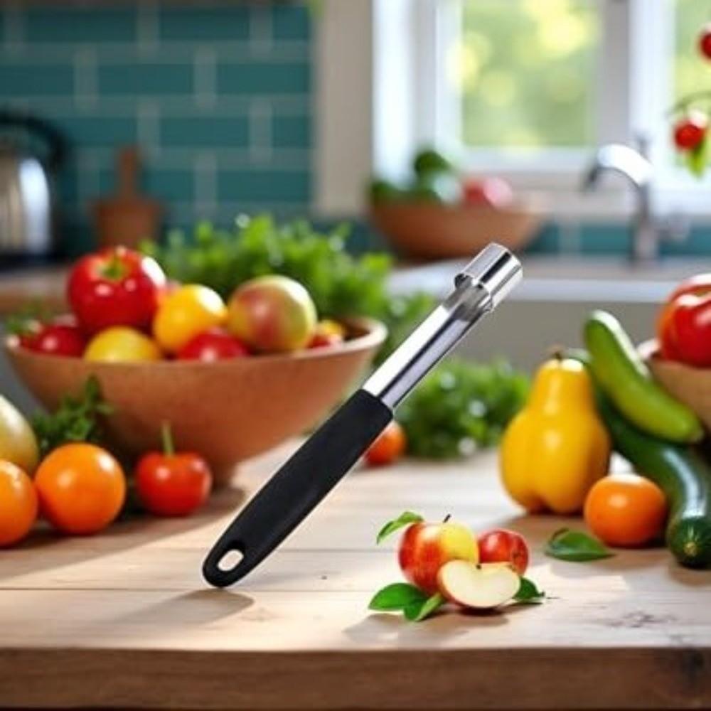 2pcs Plastic Handle Fruit Corer Labor-saving Fruit Cutter Practical Core Remover Tool  Cooking