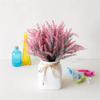 5pcs Artificial Flowers Romantic Lavender Provence Plastic Home Decorative Vase for Wedding Decor Grain Christmas Fake Plant