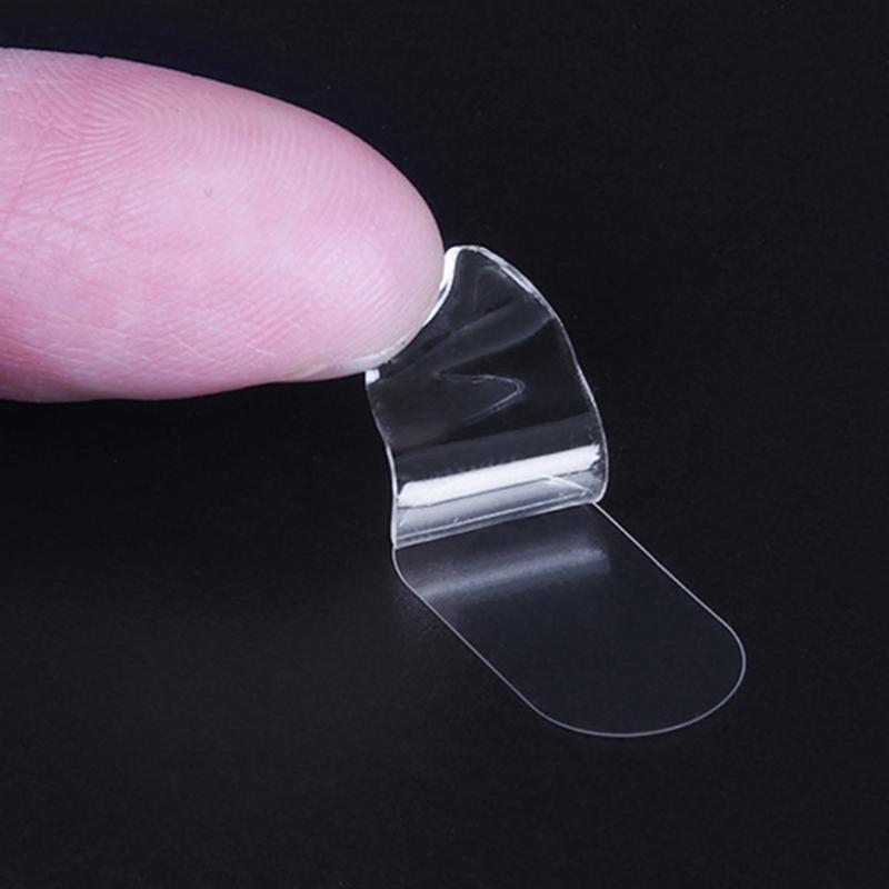 100Pcs Double Side Sticky Tape Stickers Clear Sticky Dot Stickers Traceless Sticky Putty for Christmas Decorations