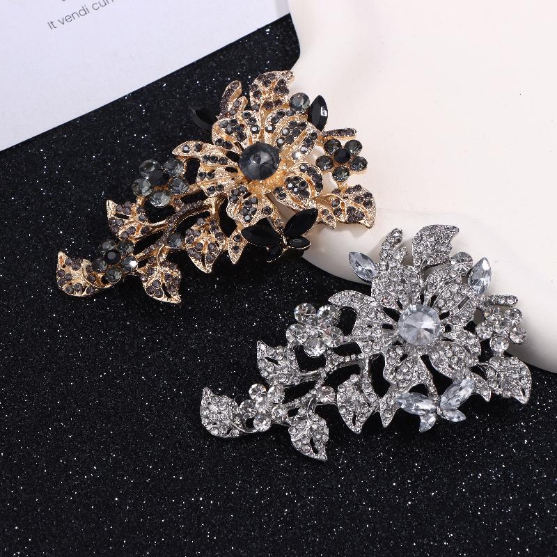 Exquisite  Colorful  Big Flower Brooch Charm Ladies Wedding Party Costume Jewelry Accessories Gift