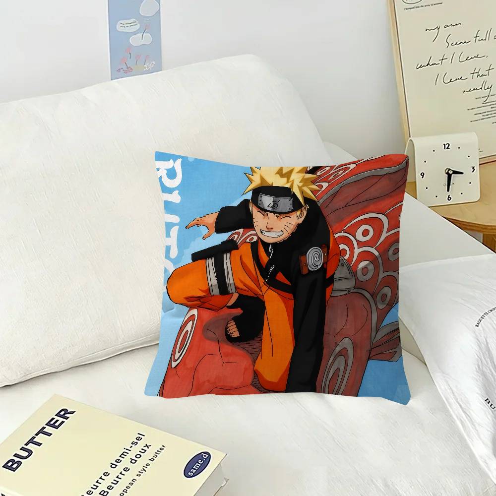 Anime Uzumaki Naruto  Cushion Cover 30x50 Polyester Sofa Cushions Decorative Throw Pillows Home Decoration Pillowcover