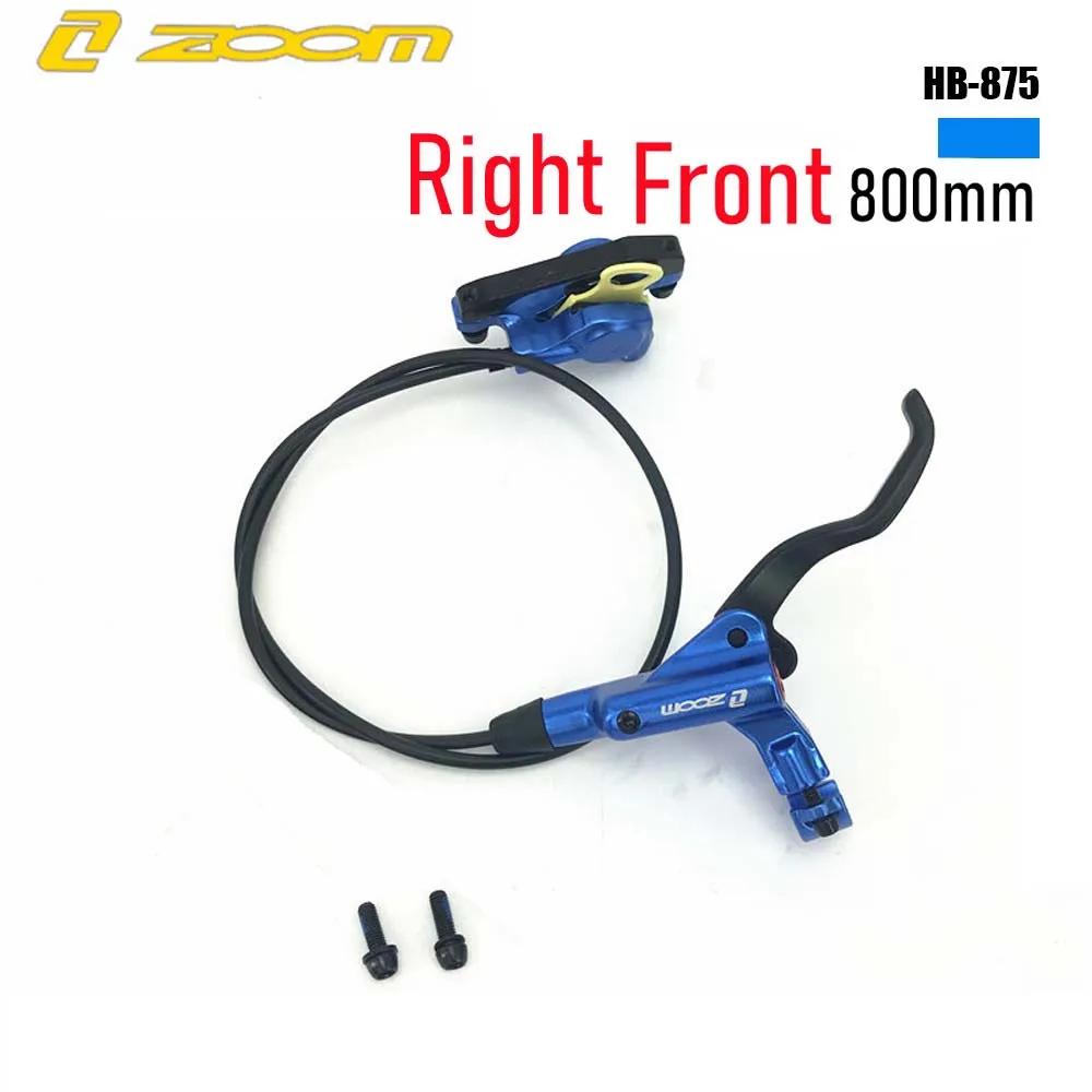 ZOOM HB875 MTB Bike Hydraulic Disc Brake Set 800/1400mm Left Front/Right Rear Mountain Bicycle Oil Pressure