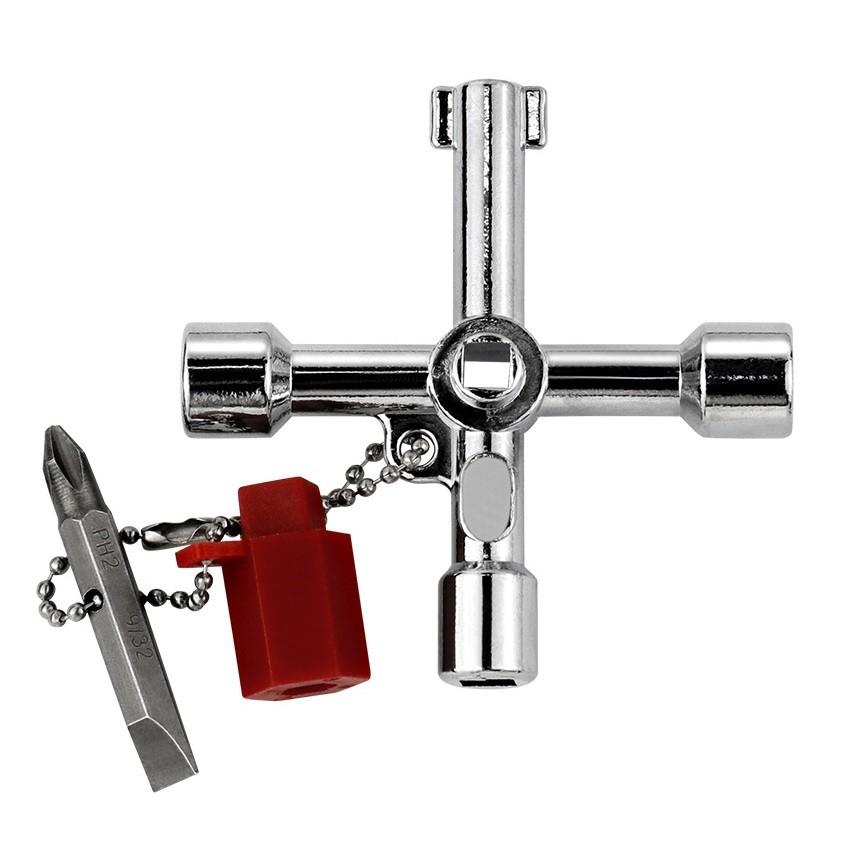 Compact Design Cross Key Tool Multi-Function Wrench