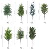 Green Artificial Pine Branch Plastic Christmas Tree Simulation Pine Needle Festival Ornament Home Decoration Fake Cypress Leaves