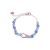 Geometrisches Zirkon Silberarmband für Damen Handgefertigt Eleganter Modeschmuck Geschenk für Sommer 2025