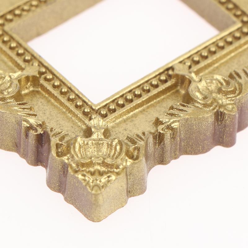 Miniature House Picture Frame Decor 5Pcs Kit Tiny Photo Props for DIY Dollhouse Scene Layout Decorations