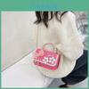 Childrens Korean Style Pearl Handle Square Bag For Girls With Breathable Cotton Fabric And Butterfly Pattern