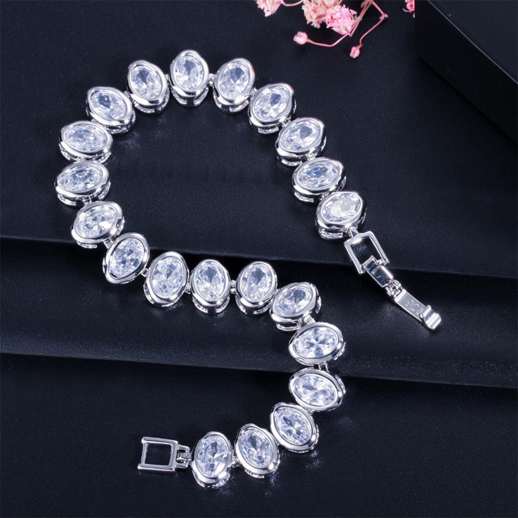 Women S Silver Bracelet With Minimalist Durable And Long-Lasting Elegant Bracelet Alloy For Female WomenS Bracelet, White