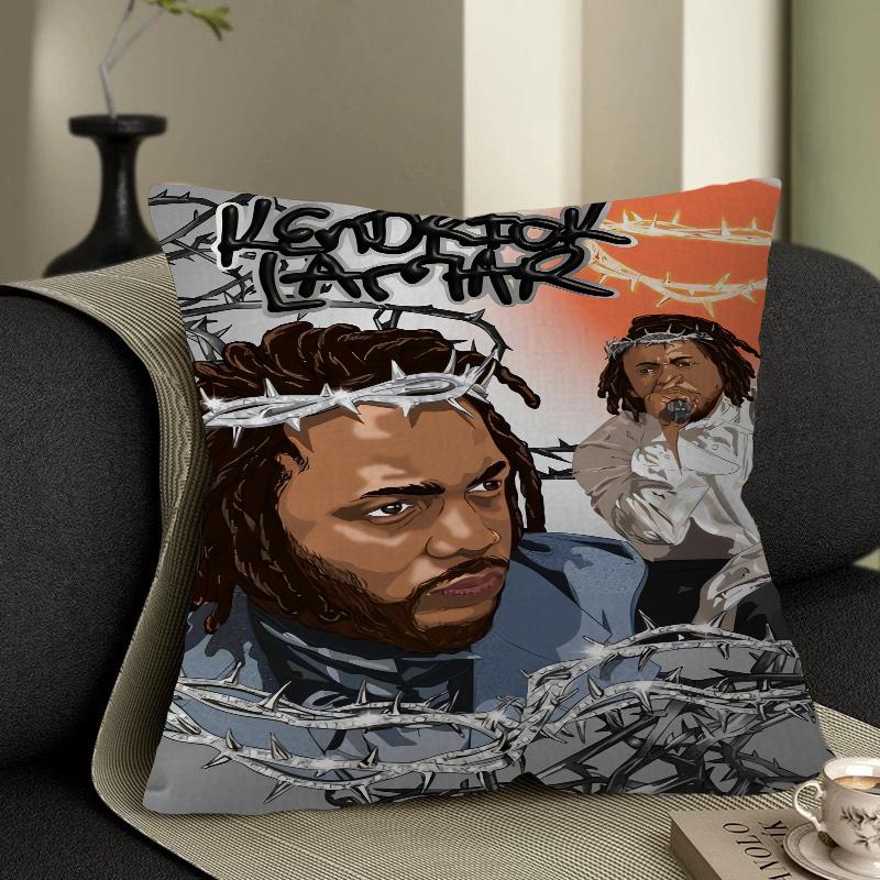 Kendrick Lamar Music Cushion Cover Decorative Pillow Sofa Home Decor Case Pillow Cases