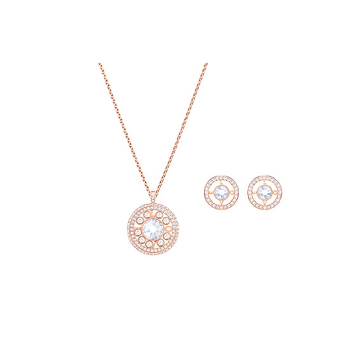 Swarovski Admiration Collection Eternal Love Necklace And Earring Set Women Jewelry 5444064 Box (Random Color)