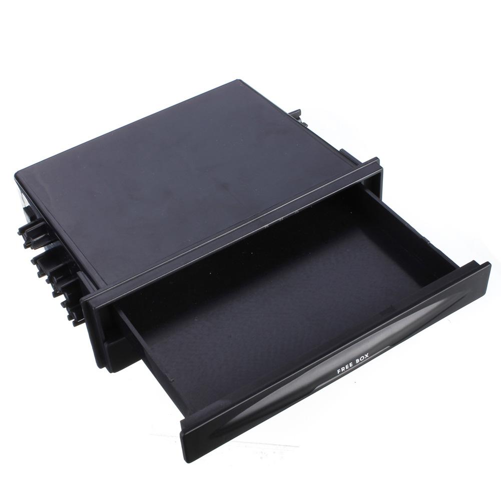 Universal Car Dual Din Car Storage Box CD Radio Drink Cup Holder Storage Box