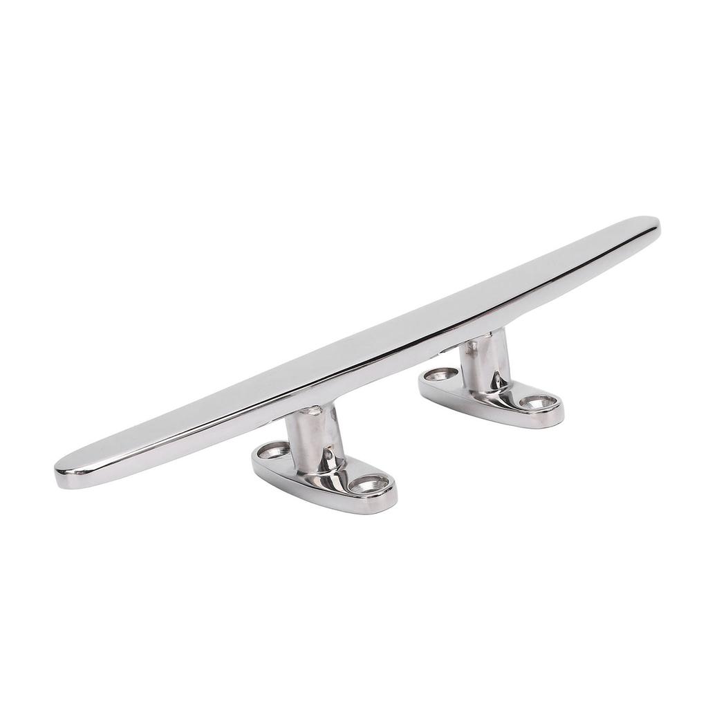 10in Dock Cleat 316 Stainless Steel Polished Heavy Duty Deck Rope Cleat for Boat Yacht Marine