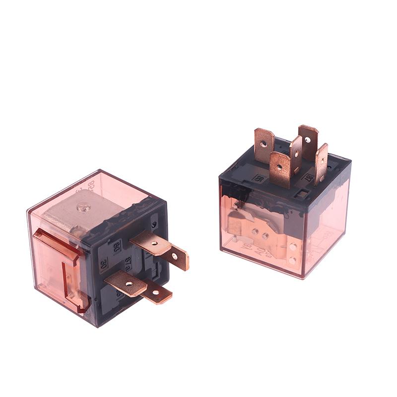 1Pcs DC 12V 40A 4Pin 5Pin Waterproof Automotive Relay SPDT Car Control Device Car Relays High Capacity Switching Controller Relays 5