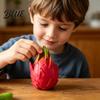 Dragon Fruit Stress Toy 1/2Pcs Simulation Squeeze Relief Dragonfruit Sensory Ball Soft Stretchy Shape Home Office Desk Reliever