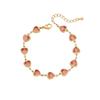 Fashionable Colorful Heart Stainless Steel Bracelet, Trendy Titanium Steel Hand Jewelry, Cross-border Accessories