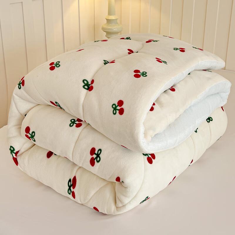 

LISM Milk Velvet Lamb Wool Winter Quilt