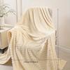 Man Womens Solid Color Check Four Seasons Blanket Soft and Comfortable Bed Blanket Sofa Blanket Suitable for Home Travel
