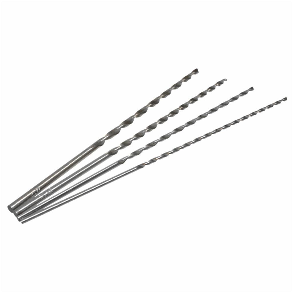 Multiple materials Round Shank Diameter High-speed Steel Straight Shank Long Sturdy Wear-resistant Twist Drill Set 9Pcs