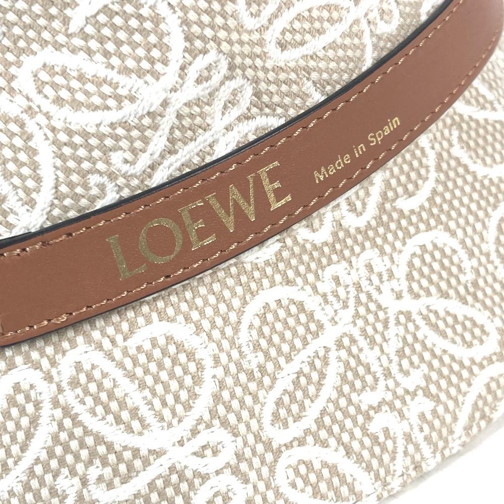 LOEWE K820HB1X41 Anagram jacquard logo Bucket hat bob hat BeigeBased Unused
