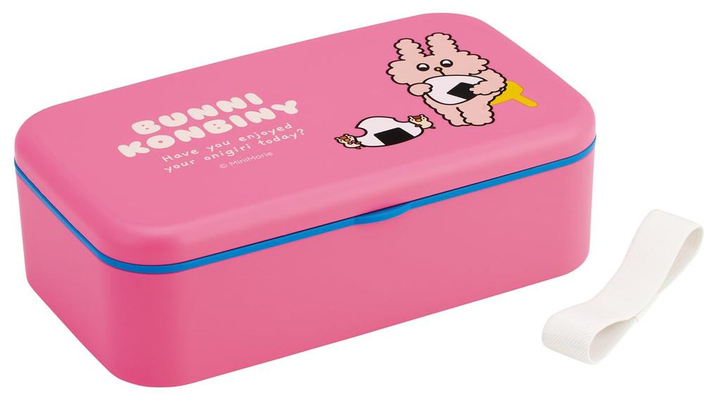 Skater Lunch Box with Bento Box with Lunch Made in Bunny Convenience Store Cutlery, 1000ml, Belt, Japan, PLB10SF-A