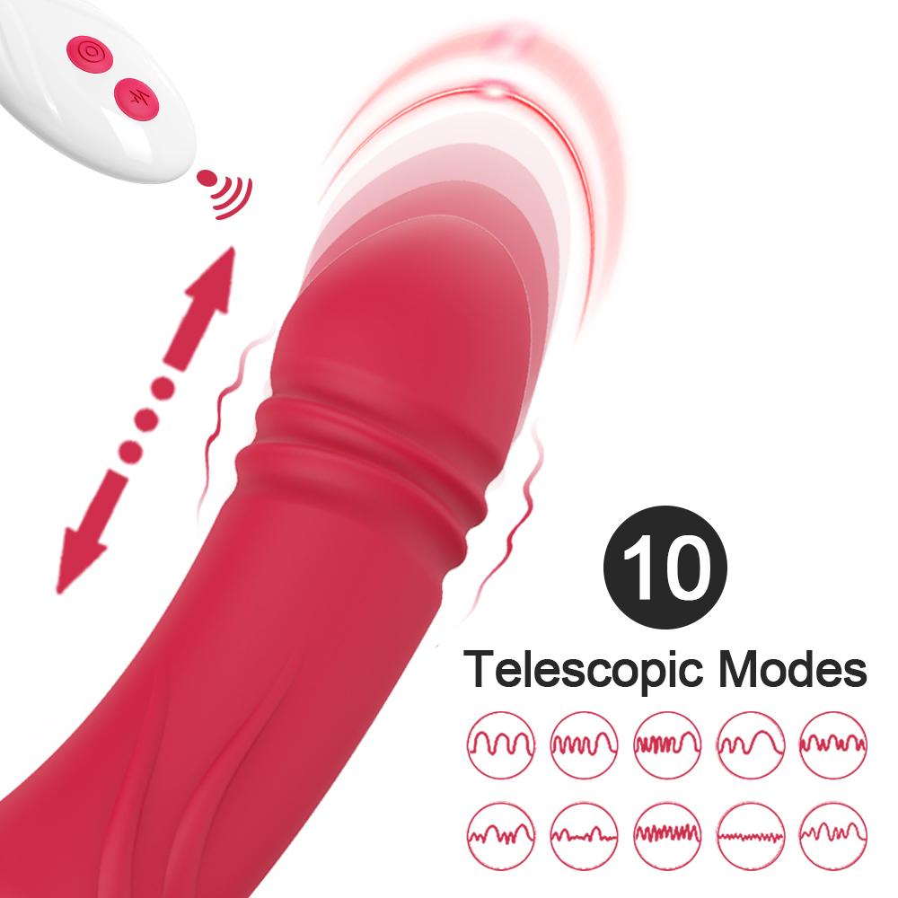 Telescopic Vibrator for Women APP Wearable Dildo Panties G Spot Stimulator Masturbator ασύρματο τηλεχειριστήριο σεξουαλικό παιχνίδι για ενήλικες