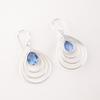 Natural Tanzanite Gemstone 925 Sterling Silver Handmade Earrings 1.80" For Her EE-31-8