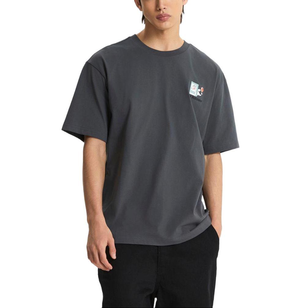 New Balance UNI NB BOY T Shirt Men s 60 Charcoal NBNEF21563-60 L