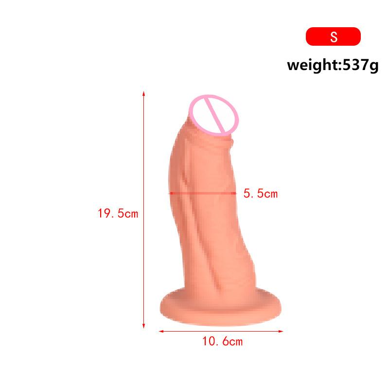 Super Soft And Super Large Liquid Silicone Dildo  Fake Penis Female Adult Toy Anal Dilator