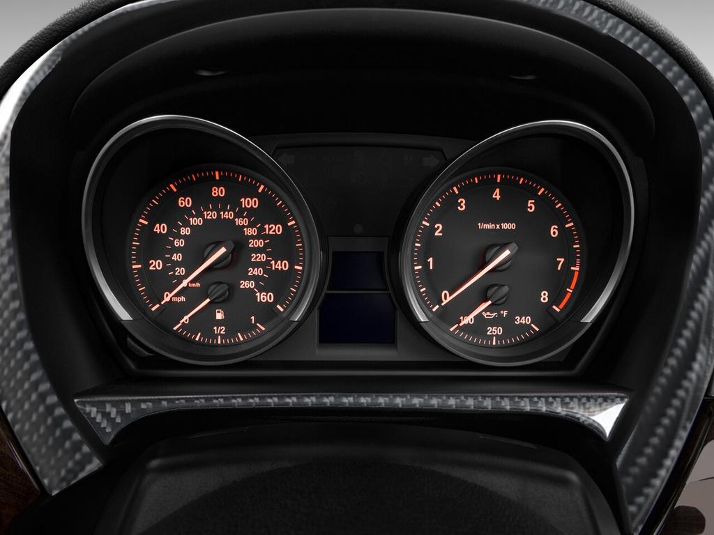 Carbon Fiber Car Interior Speedometer Surround Panel Outer Frame Cover Trim Sticker For BMW Z4 E89 2009-2016 Car Accessories