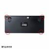 Sanwa Supply Wireless Keyboard with Mouse (No Numeric Keypad) USB Connection 2.4GHz Rechargeable Japanese 86 Keys Pantograph Black SKB-WL32SETBK