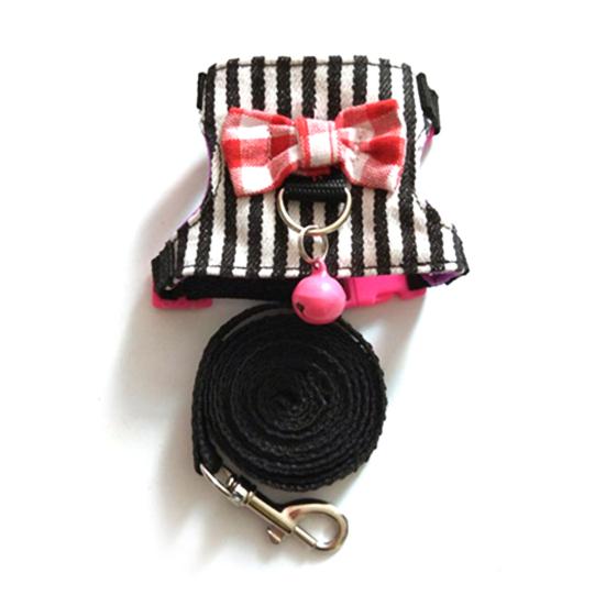 Pasek na klatkę piersiową dla zwierząt Mały regulowany denim Urocza lina trakcyjna dla królika