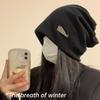 Big Head Circumference, Pile Cap, Women's Cap, Autumn and Winter, Hood Cap, Cold Cap, Toe Cap