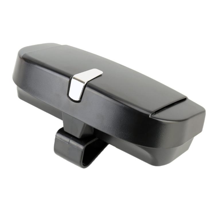 Car Multi-functional Glasses Case Sunglasses Box with Card Slot, Flat Style