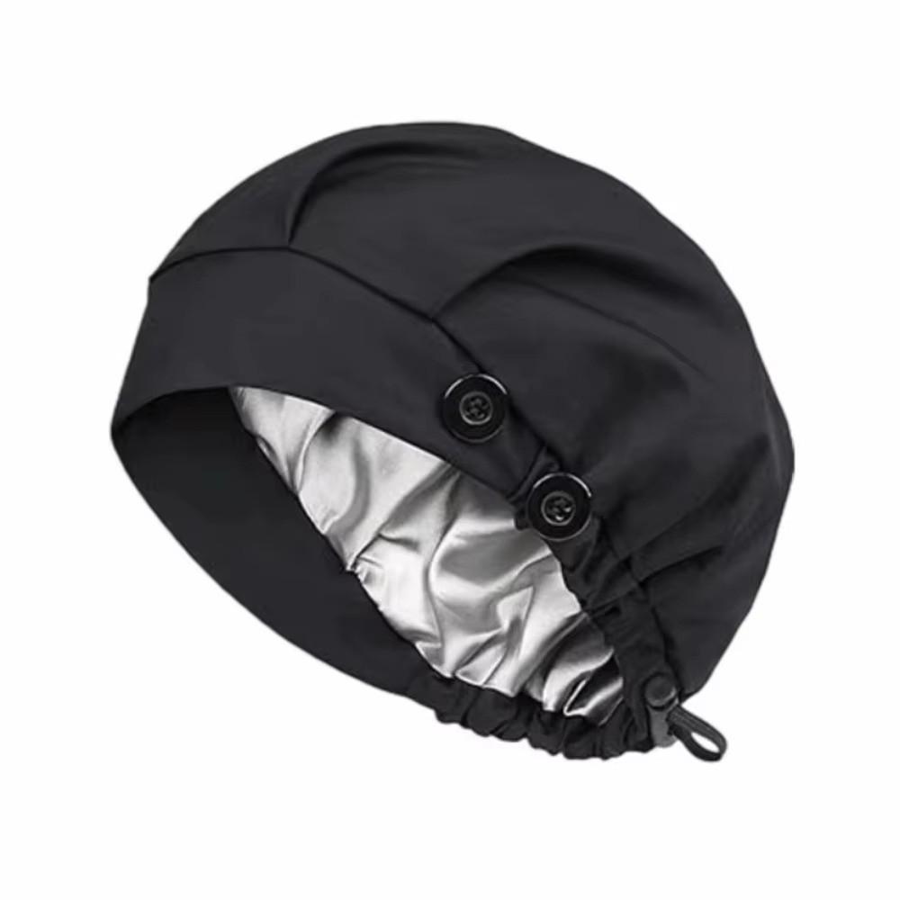 

HeadCover Bouffant Chemo Cap High Elastic Stretch Postpartum Head Cap Nurse Cap Nurse Work чорний
