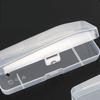 1pc Shaver Box Shaver Storage Box Handle Full Transparent Plastic Boxes Razor Holder Organizer Boxes Bathroom Accessories