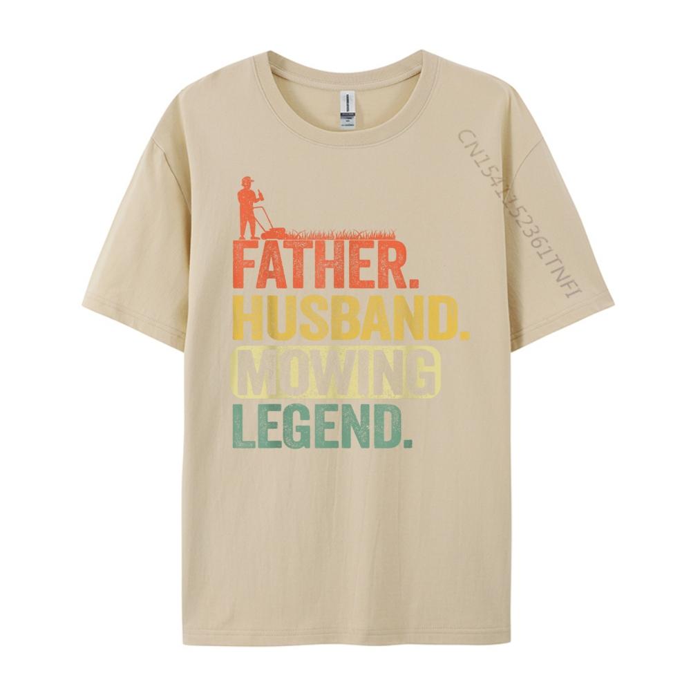 Père Mari Légende de la Tonte Jardinier Papa Tonte de Pelouse XS T-shirts Graphiques Streetwear Homme Slogan
