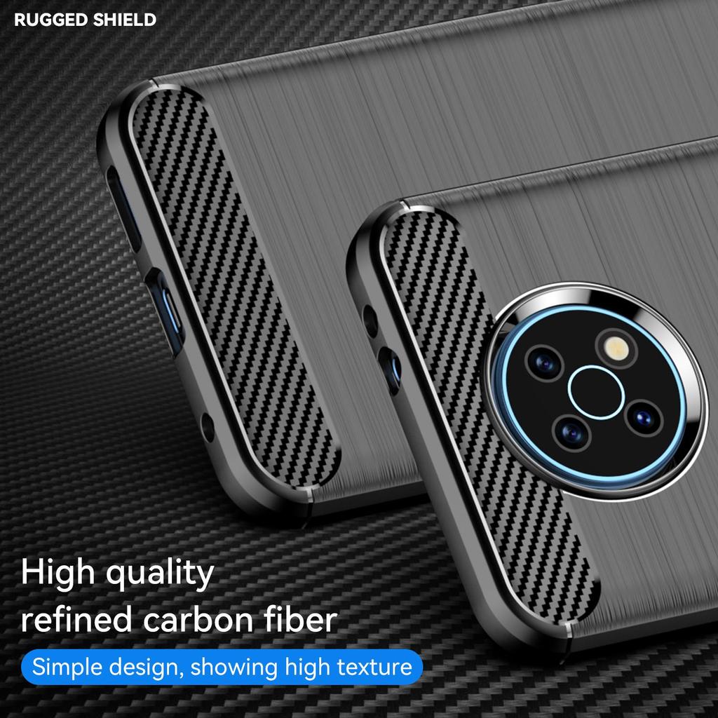 Pouzdro pro Nokia G50 Měkké TPU nárazníkové pouzdro z uhlíkových vláken pro Nokia X10 X20 G10 G20 XR20 G 50 G50 Fundas
