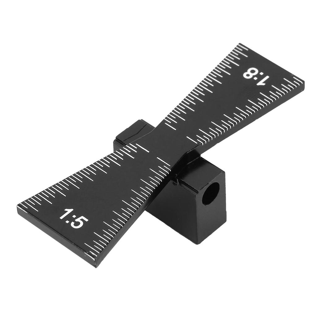 Aluminum alloy dovetail tool, woodworking tool, dovetail ing connecting rul 1:5 1:8, sturdy and stable, easy to use, tilt