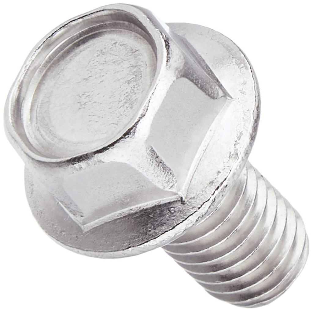 KITACO Flanged Hex Bolt M8 X General Pack of (Stainless Steel), 15/P1.25, Purpose, 2, 0900-082-03001
