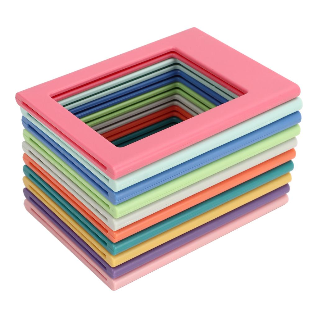 10 Stück 3 Zoll Kühlschrankmagnete Bilderrahmen Kühlschrank Magnetischer Fotorahmen für Aktenschränke Lagerschränke