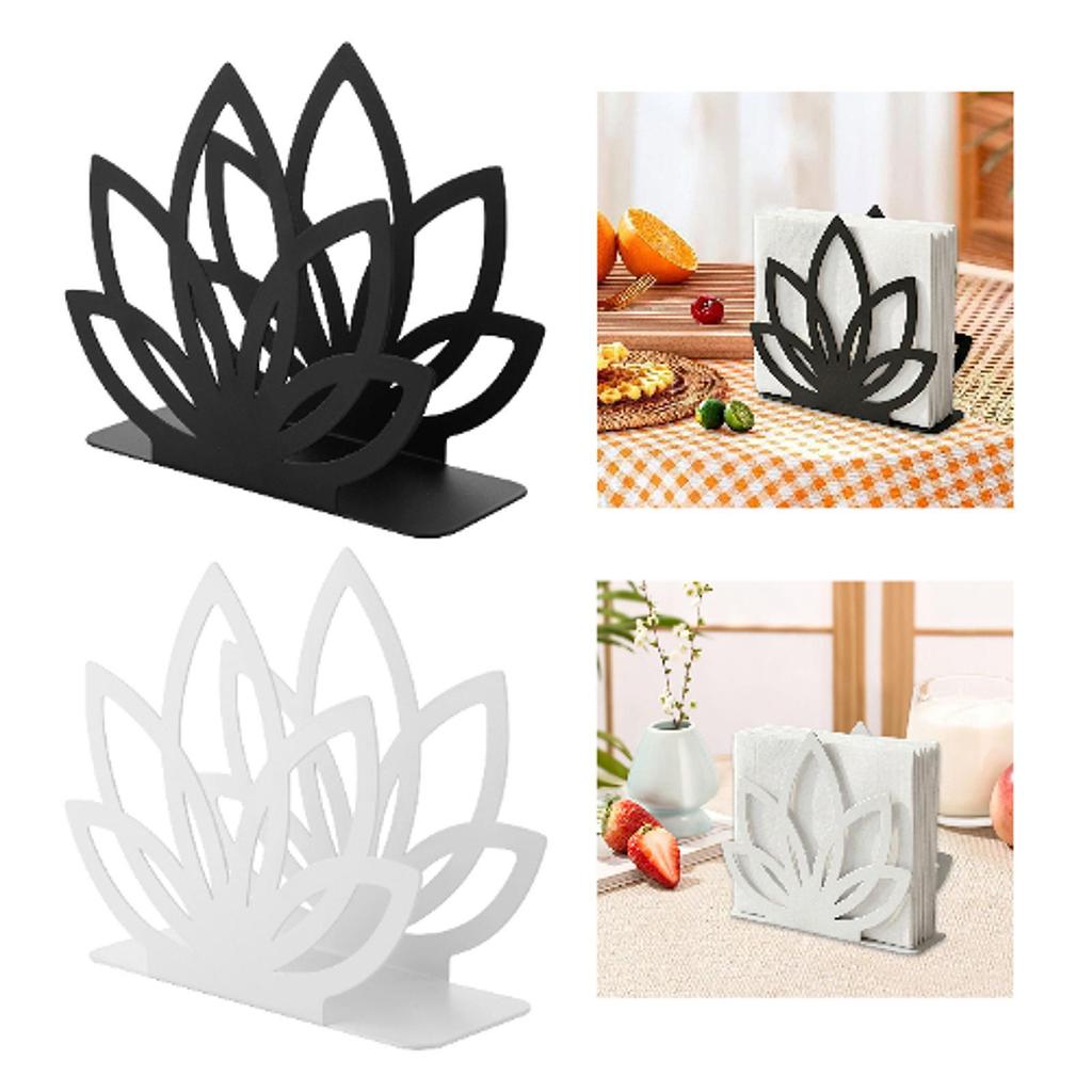 Serviettenhalter Spender Dekorativ Nordischer Stil Praktisch Metall Taschentuchhalter für Kaffeebar Restaurant Hausparty Küche