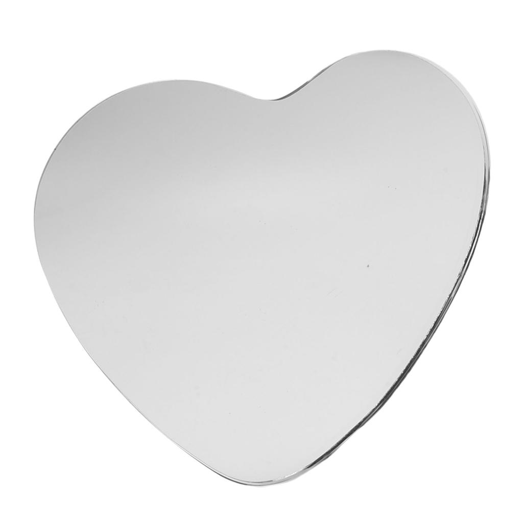 Auto Seiten-Totwinkelspiegel Herzförmig Rahmenlos Verstellbar Weitwinkeldesign Auto Konvexer Totwinkelspiegel