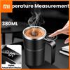 380ML Electric Coffee Self Mixing Mug IP67 Waterproof BPA-free Coffee Stirring Mug Rechargeable Automatic Magnetic Cup For Tea