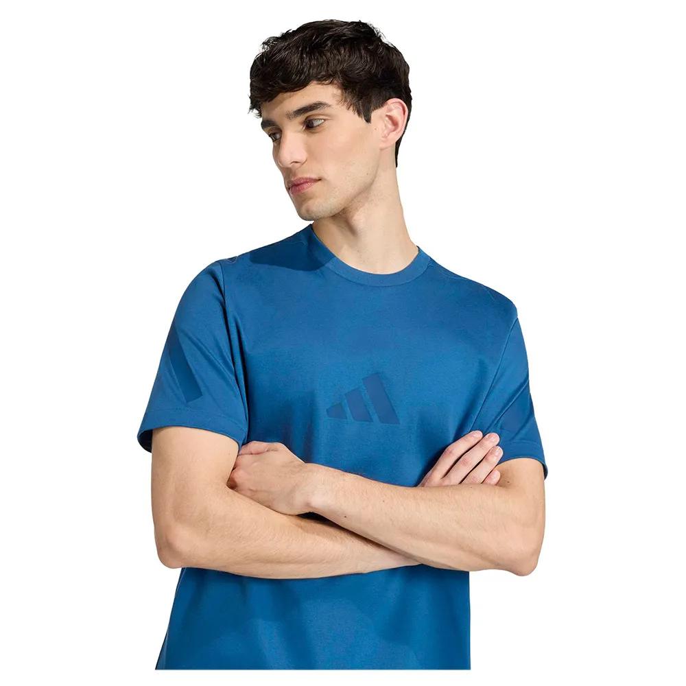Adidas Z.n.e T-shirt short sleeves cotton blue