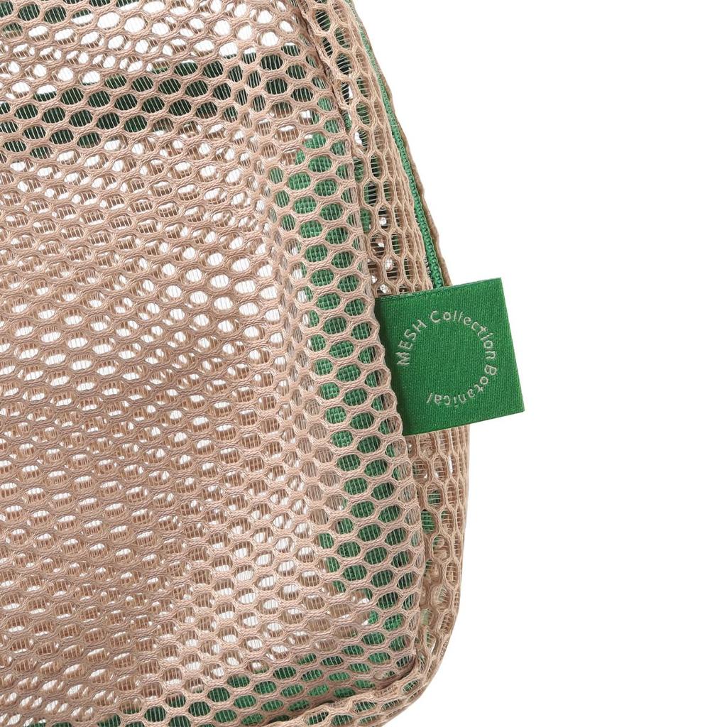Mesh Collection Square Fresh Marks Pouch, Green, MSH-PO23-GN