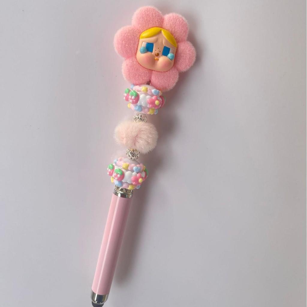 DIY Bead Pen: Cute Handmade Touchscreen Gel Pen Doll - Ideal Student Gift
